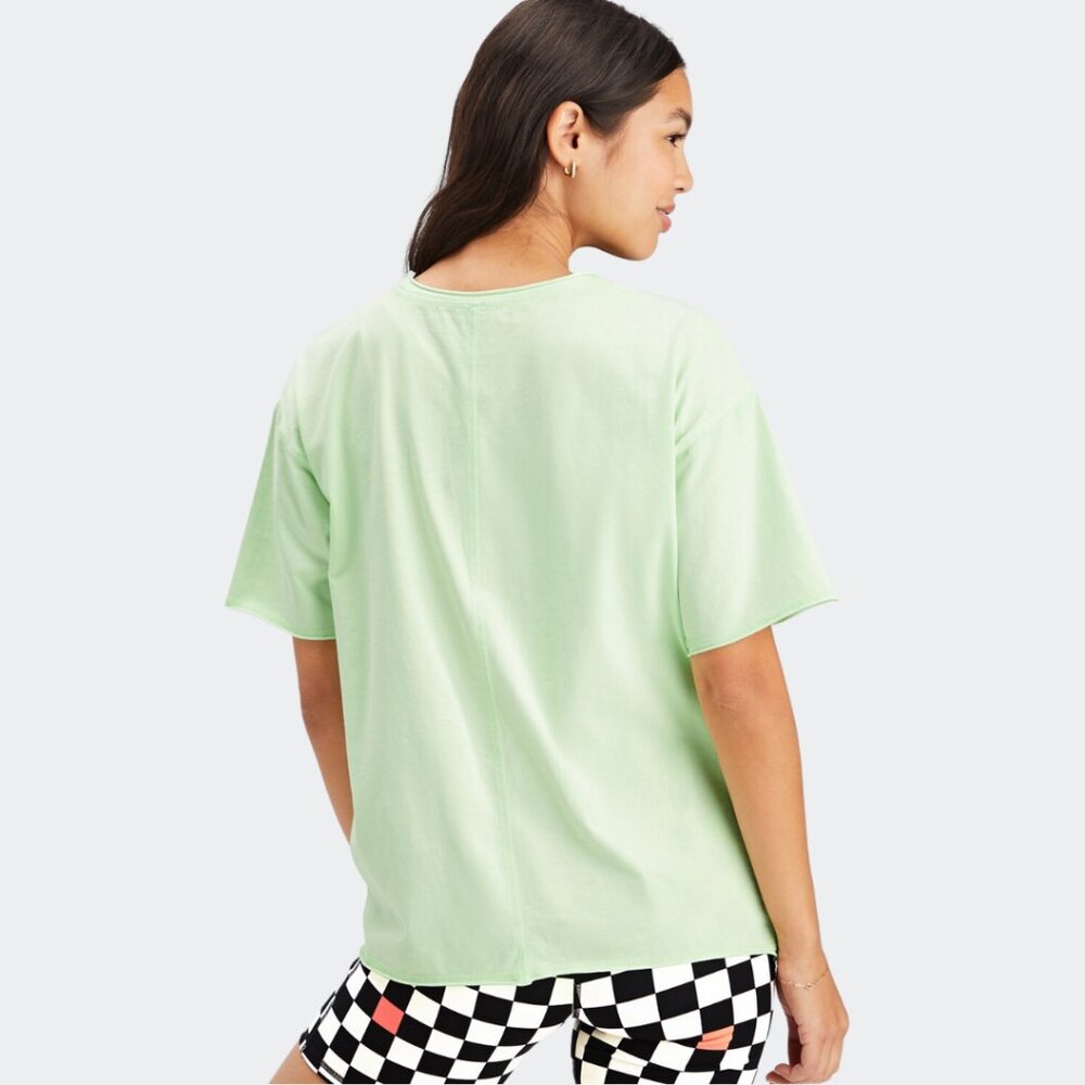 Fabletics Seafoam Smiley Short-Sleeve Aliah Tee - Picture 2 of 7